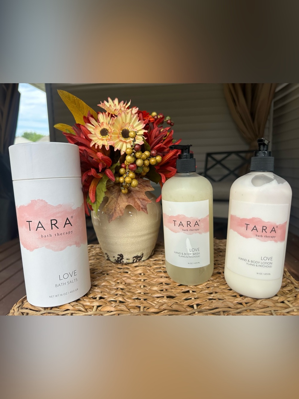 TARA Spa Therapy. 
“Love" collection ~ New Bath Salt, Body Wash, Body Lotion.